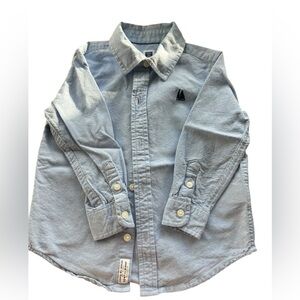 Light Blue Kids Shirt - Janie & Jack SZ 18-24 months